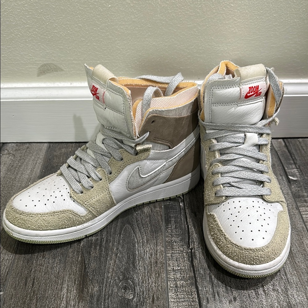 Nike Jordan 1 High Zoom Air CMFT Olive Aura Sneakers